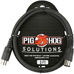 Pig Hog MIDI Cable 3 ft.