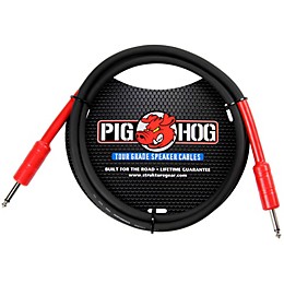 Pig Hog Speaker Cable 14 Gauge Wire 1/4" to 1/4" 5 ft.