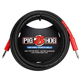 Pig Hog Speaker Cable 14 Gauge Wire 1/4" to 1/4" 25 ft.