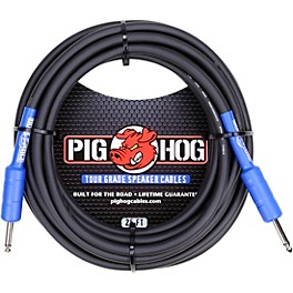 Pig Hog Speaker Cable 14 Gauge Wire 1/4" to 1/4" 25 ft. Pig Hog Speaker Cable 14 Gauge Wire 1/4" to 1/4" 25 ft.