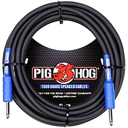 Pig Hog Speaker Cable 14 Gauge Wire 1/4" to 1/4" 25 ft. Pig Hog Speaker Cable 14 Gauge Wire 1/4" to 1/4" 50 ft.