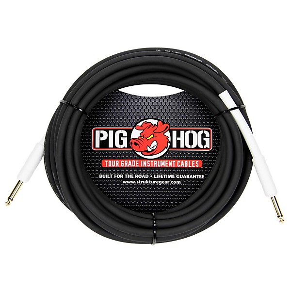 Pig Hog Instrument Cable 1/4" - 1/4" (1 ft.) 25 ft.