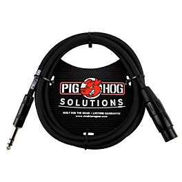 Pig Hog Solutions TRS(M) to XLR(F) Balanced Adapter Cable ... Pig Hog Solutions TRS(M) to XLR(F) Balanced Adapter Cable 6 ft.