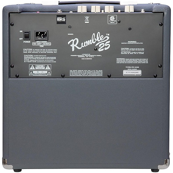 Open Box Fender Limited Edition RUMBLE 25 25W 1x8 Bass Combo