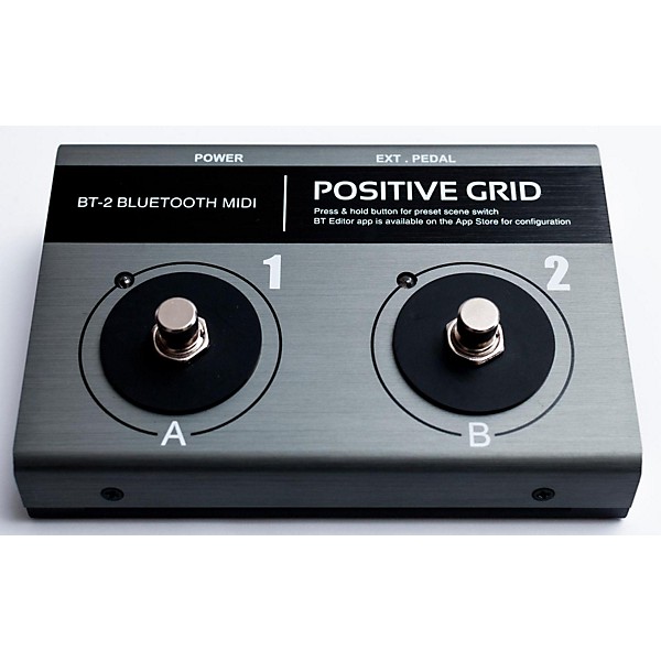 Positive Grid BT2 Bluetooth MIDI Footswitch | Guitar Center