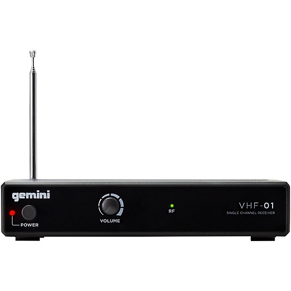 Open Box Gemini VHF-01M VHF Handheld Wireless Mic System Level 1 Band C2