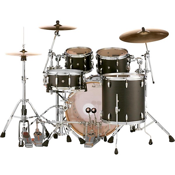 Pearl Masters Maple 4-Piece Shell Pack Matte Black Mist