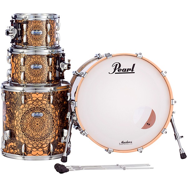 Pearl Masters Maple 4-Piece Shell Pack Cain & Abel