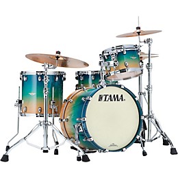 TAMA Starclassic Maple Exotix 3-Piece Shell Pack Caribbean Sea Blue Fade Figured