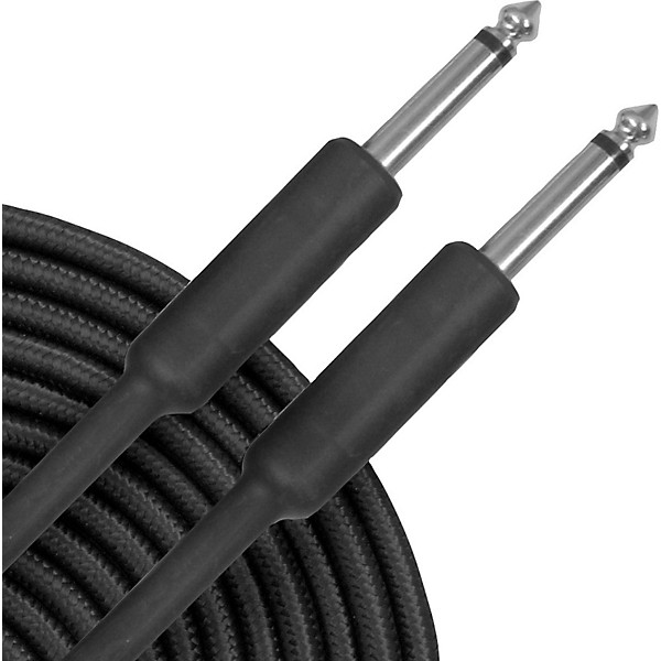 Musician's Gear Braided Instrument Cable Black 20 ft. 2-Pack