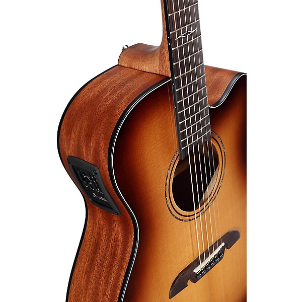 Open Box Alvarez AF60CESHB Folk Acoustic-Electric Guitar Level 2 Shadow Burst 190839130785