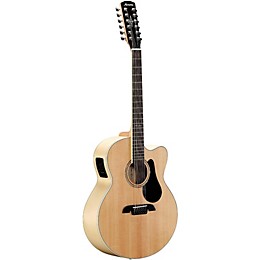 Alvarez AJ80CE-12 12-String Jumbo Acoustic-Electric Guitar Natural