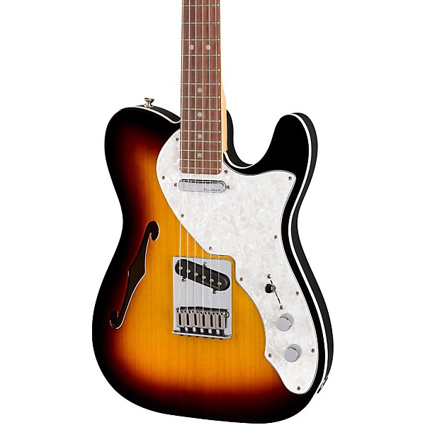Clearance Fender Deluxe Thinline Telecaster Rosewood Fingerboard 3-Color Sunburst