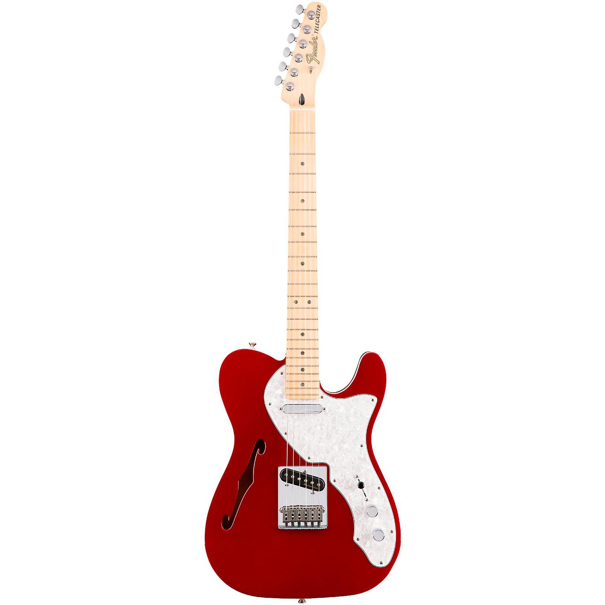 Fender Deluxe Thinline Telecaster Maple Fingerboard Candy