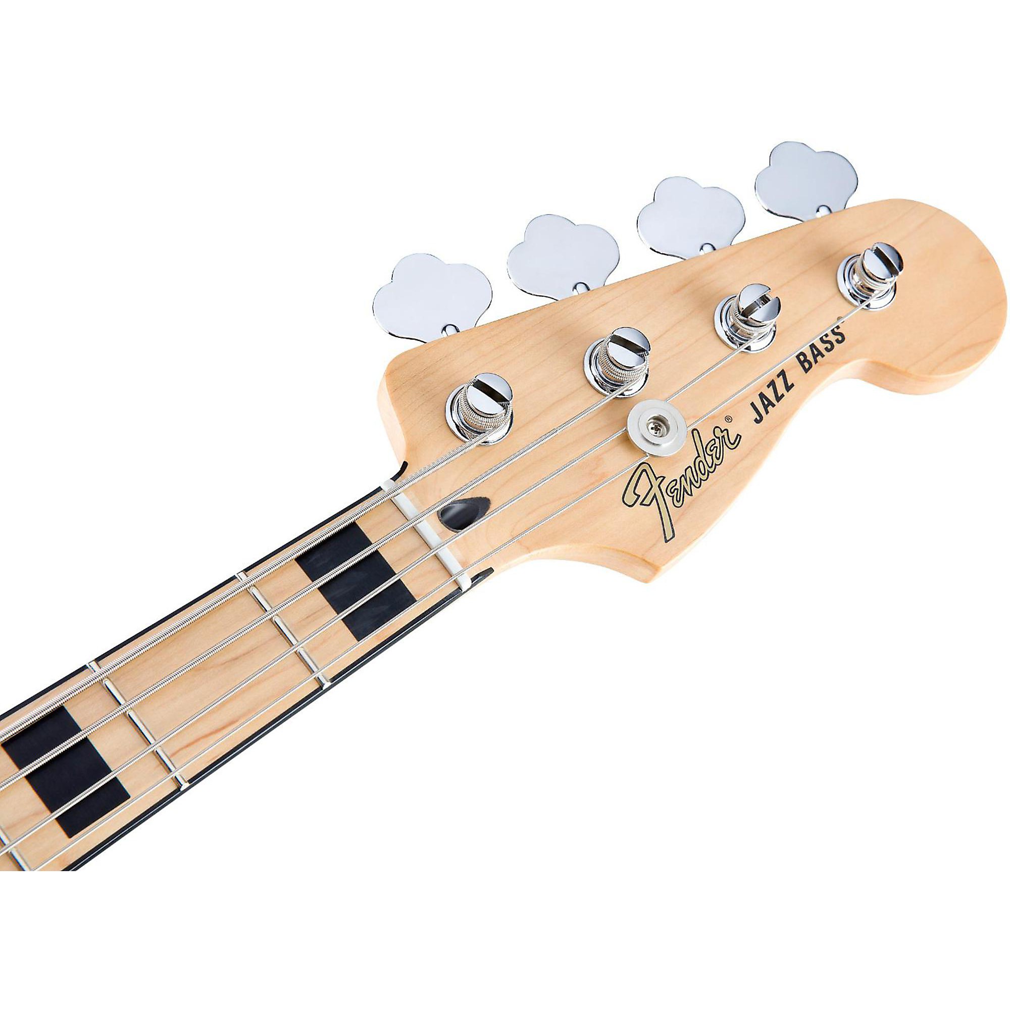 Fender Deluxe Active Jazz Bass, Maple Fingerboard Natural
