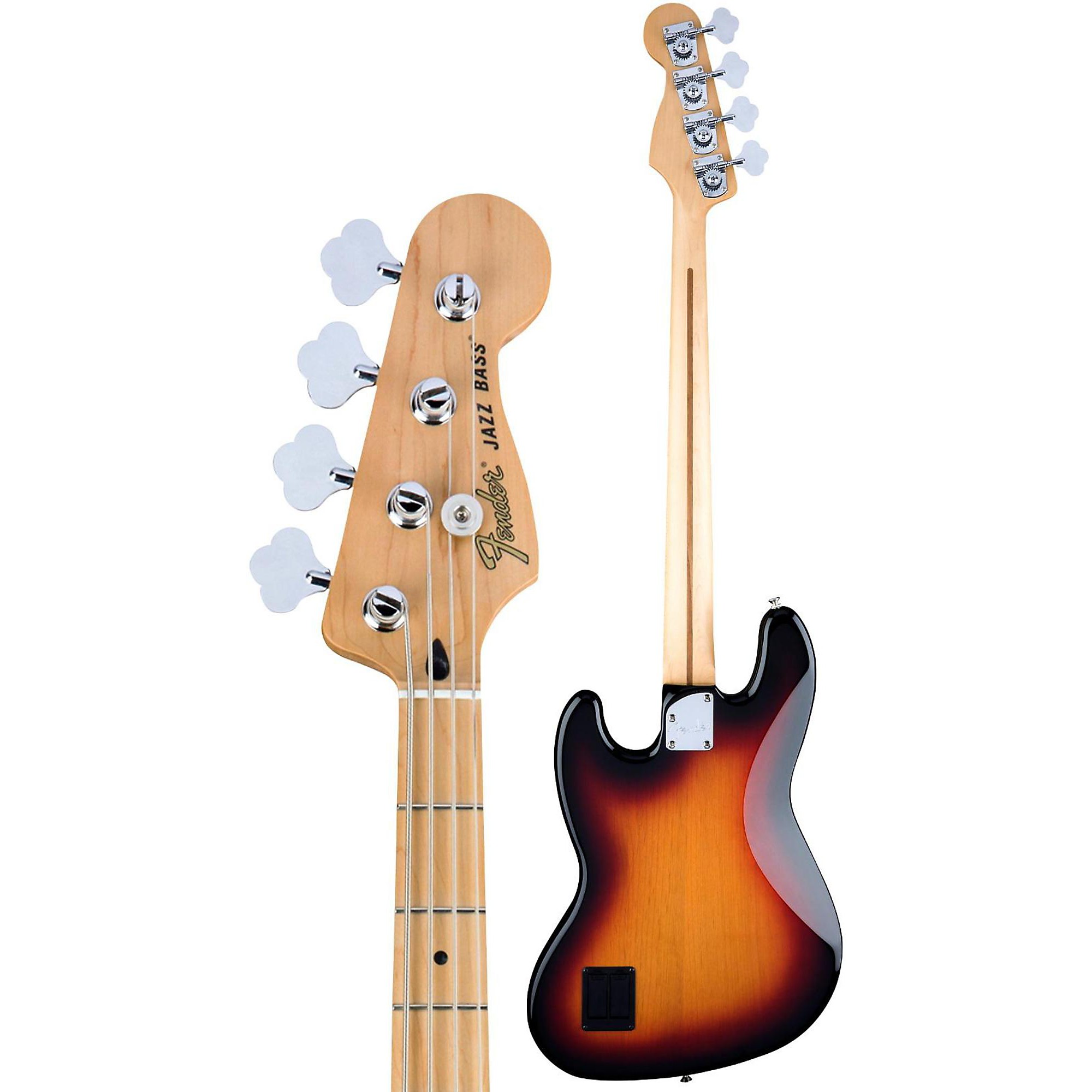 Fender Deluxe Active Jazz Bass, Maple Fingerboard 3-Color Sunburst