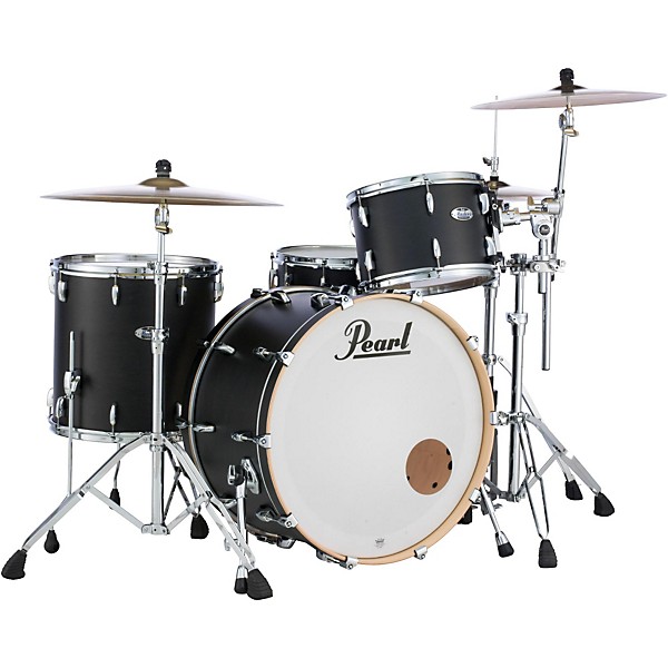 Pearl Masters Maple 3-Piece Shell Pack Matte Black Mist