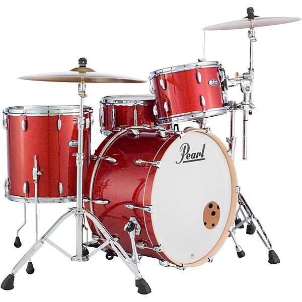 Pearl Masters Maple 3-Piece Shell Pack Vermillion Sparkle