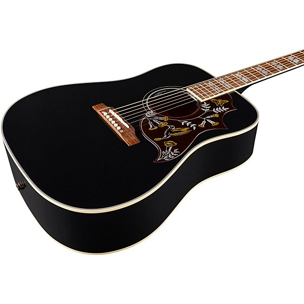 Gibson Hummingbird SSHBAEG17 Ebony Special Acoustic-Electric Guitar Black