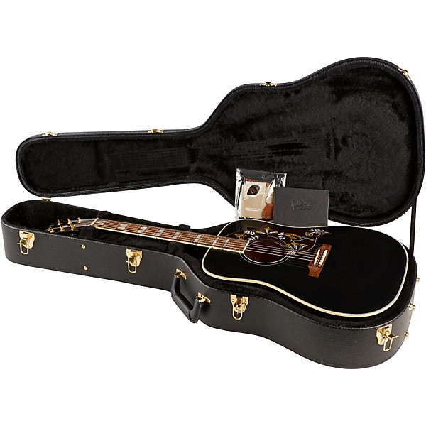 Gibson Hummingbird SSHBAEG17 Ebony Special Acoustic-Electric Guitar Black