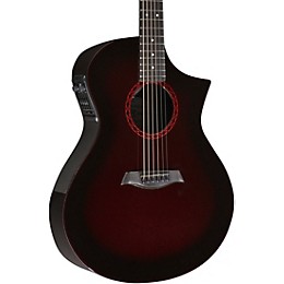 Open Box Composite Acoustics GX ELE Acoustic-Electric Guitar Level 2 Wine Red Burst 190839635280