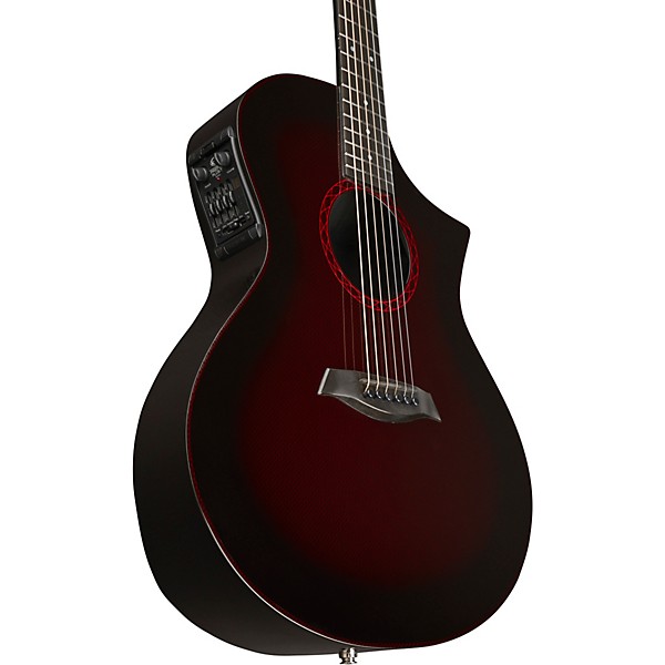 Open Box Composite Acoustics GX ELE Acoustic-Electric Guitar Level 2 Wine Red Burst 190839635280