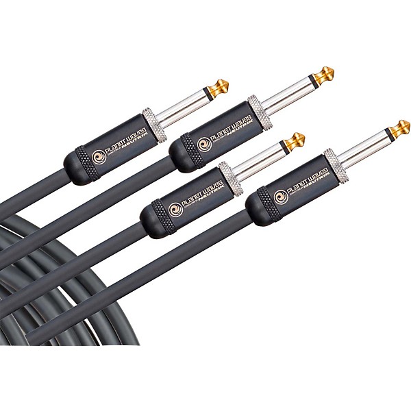 D'Addario American Stage Instrument Cable 2-Pack 10 ft. Black