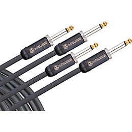 D'Addario American Stage Instrument Cable 2-Pack 20 ft. Black