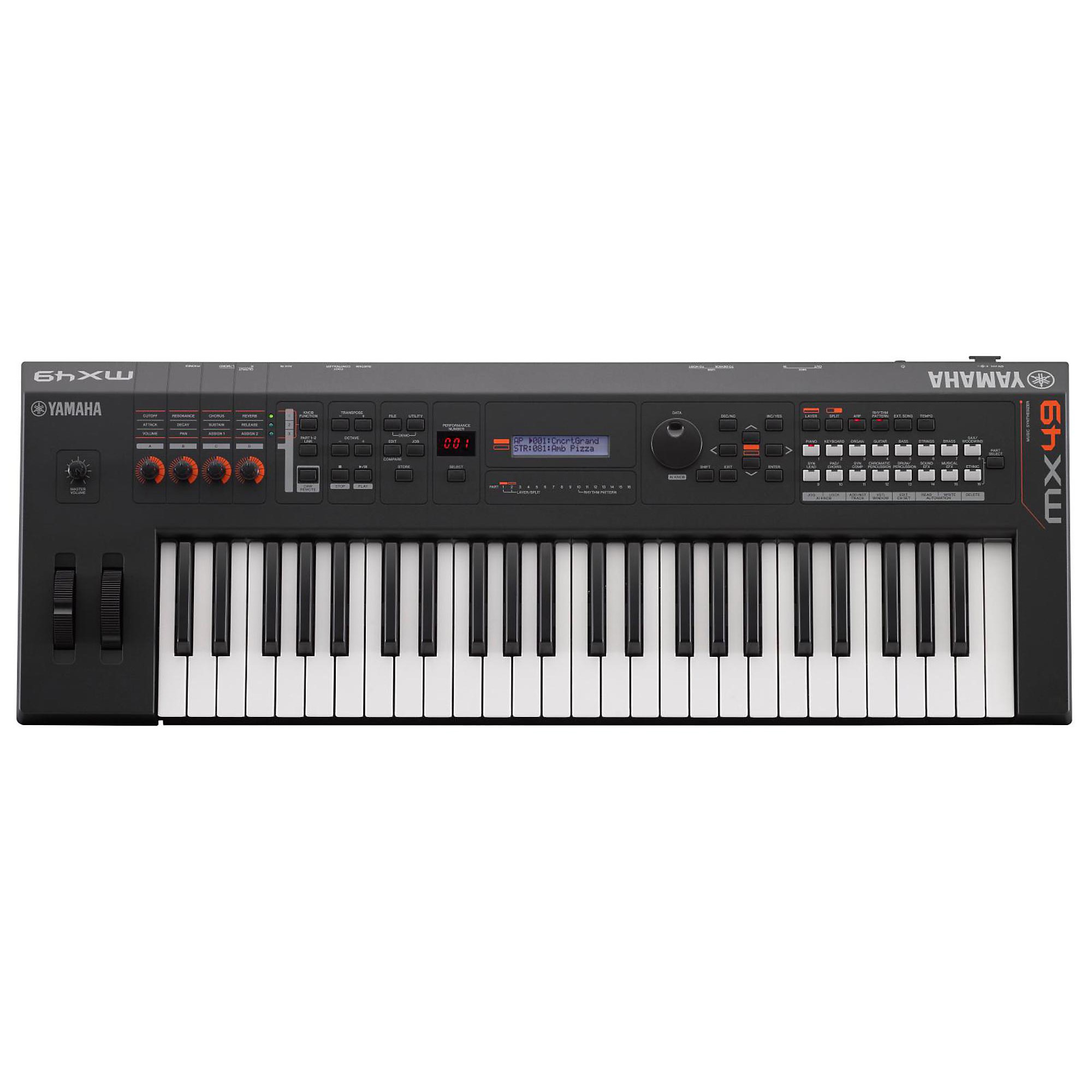 Yamaha MX49 49-Key Music Production Synthesizer Black