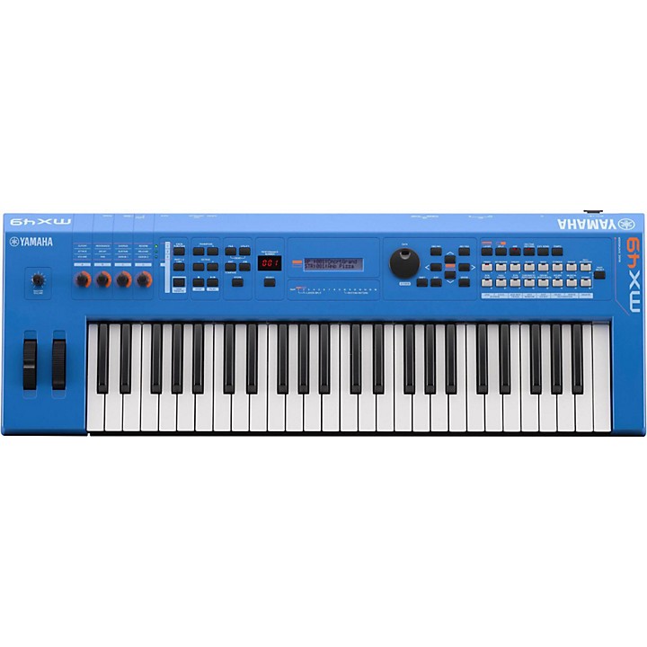 Yamaha MX49 49-Key Music Production Synthesizer Electric Blue