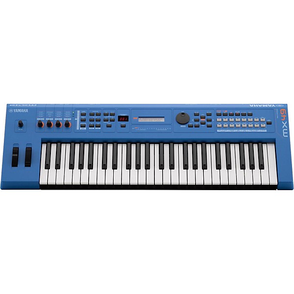 Open Box Yamaha MX49 49-Key Music Production Synthesizer Level 2 Electric Blue 197881138660