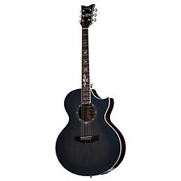 Open Box Schecter Guitar Research Synyster Gates 3701 Acoustic-Electric Guitar Level 2 Transparent Black Burst Satin 190839690548