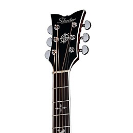 Open Box Schecter Guitar Research Synyster Gates 3701 Acoustic-Electric Guitar Level 2 Transparent Black Burst Satin 190839690548