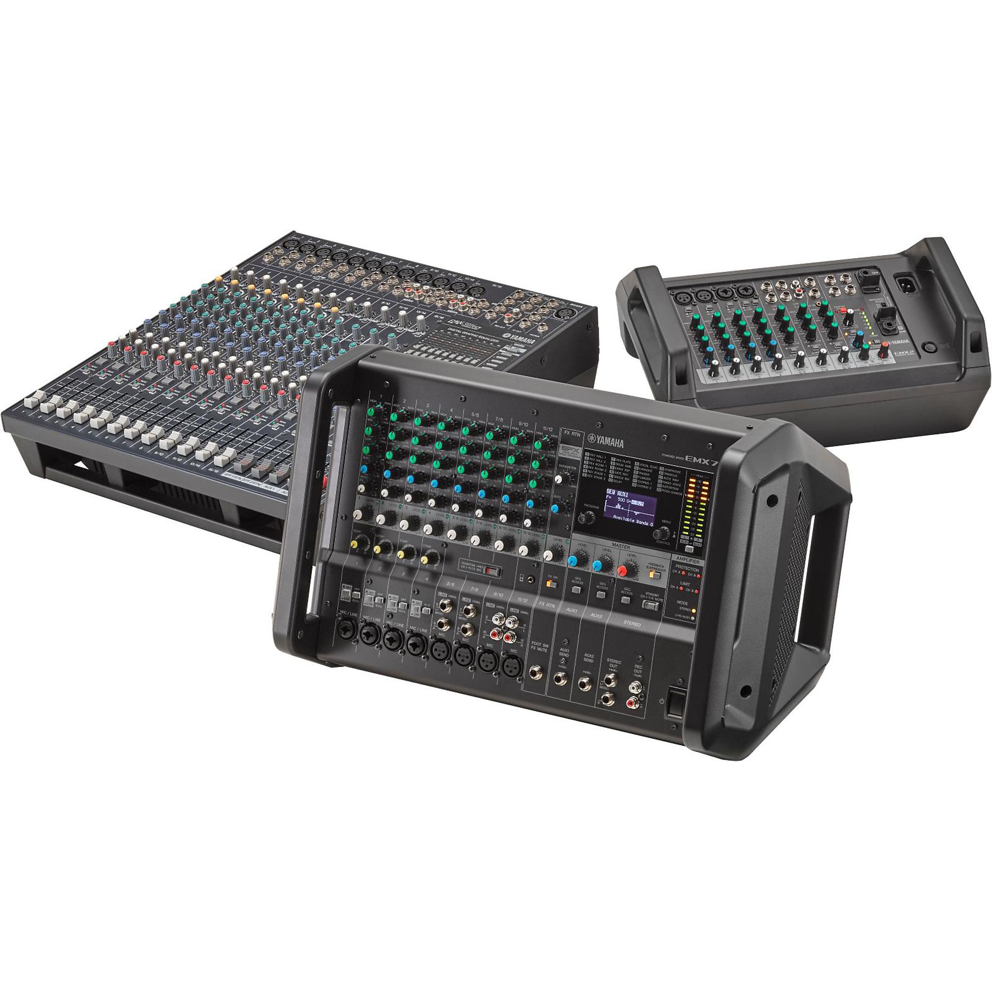 Yamaha EMX5 12-Input Powered Mixer With Dual 630W Amp | Guitar Center