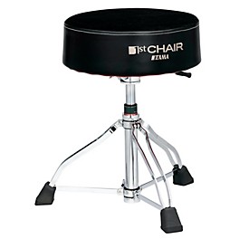 TAMA 1st Chair Round Rider XL Drum Throne Hydraulix Cloth Top Black