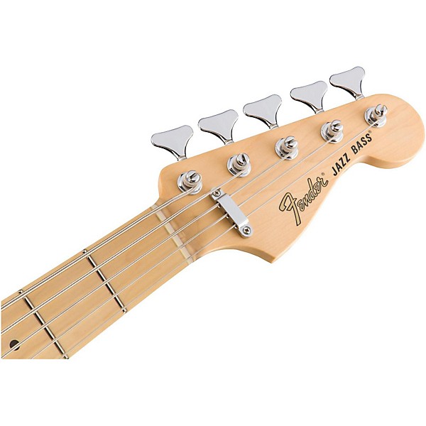 Open Box Fender Deluxe Active Jazz Bass V , Maple Fingerboard Level 2 3-Color Sunburst 194744343681