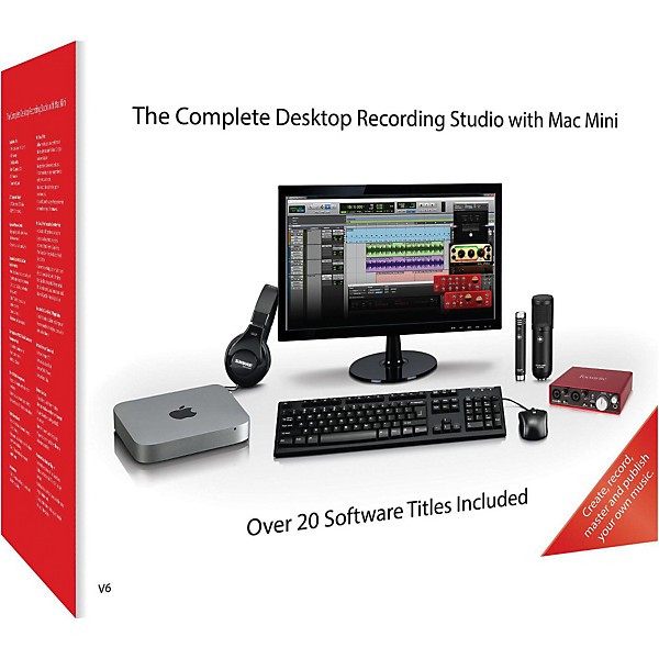 Apple Complete Recording Studio with Mac Mini v6 (MGEM2LL/A)