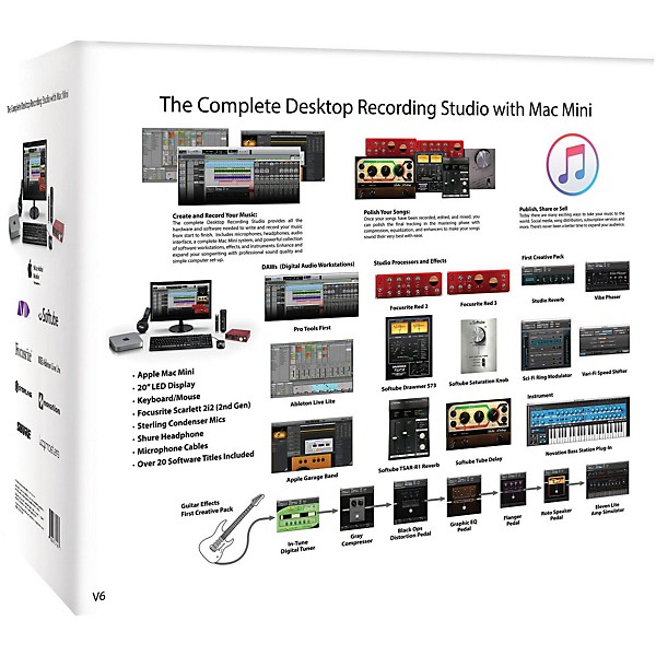 Apple Complete Recording Studio with Mac Mini v6 (MGEM2LL/A)