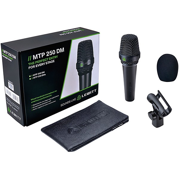 LEWITT MTP-250 DM Cardioid Dynamic Microphone Black
