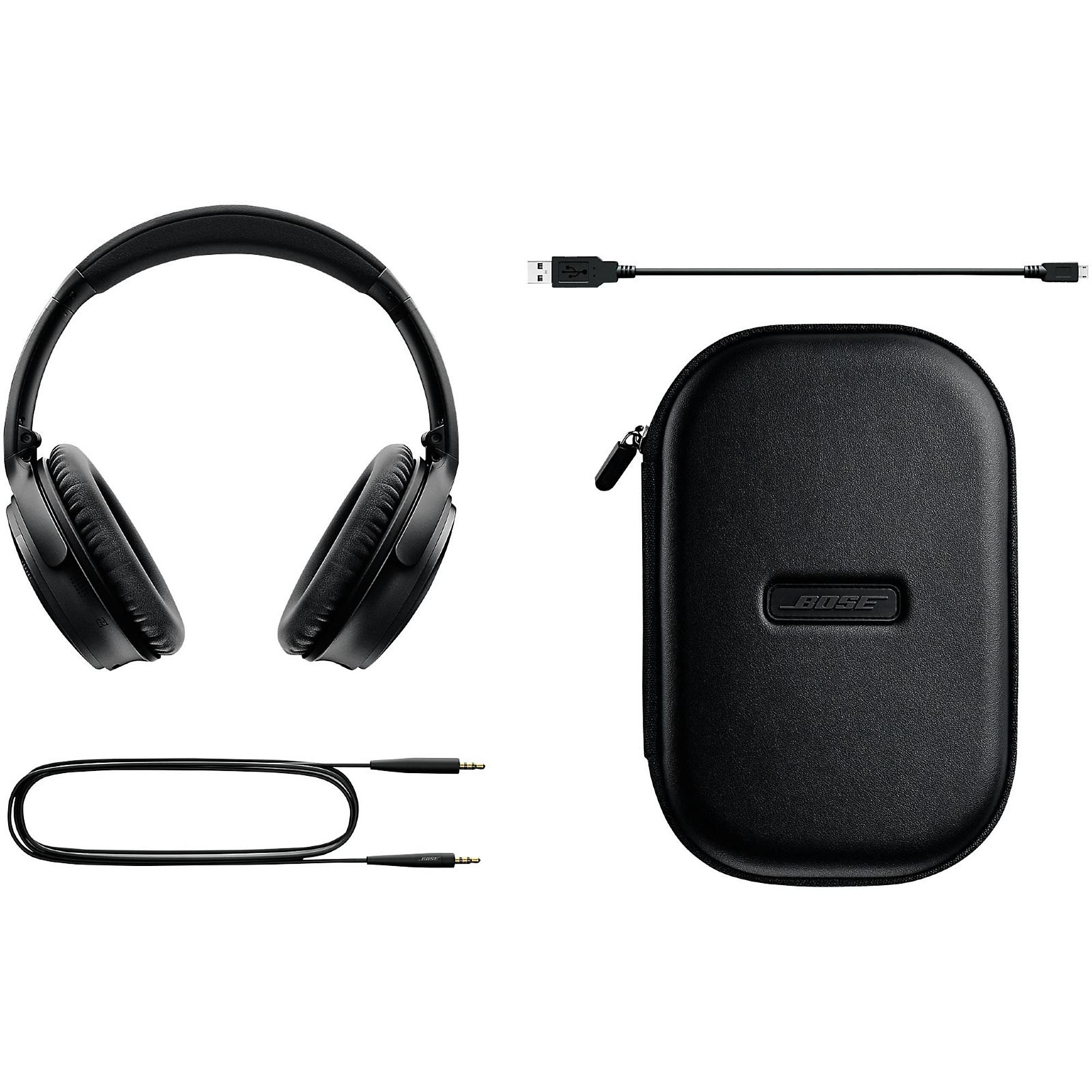 Bose QuietComfort 35 Wireless Headphones Black | Guitar Center