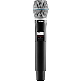 Open Box Shure QLXD2/BETA87A Wireless Handheld Microphone Transmitter with Interchangeable BETA 87A Microphone Capsule Level 2 Band X52 197881012106