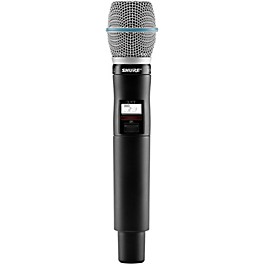 Shu... Shure QLXD2/BETA87A Wireless Handheld Microphone Transmitter with Interchangeable BETA 87A Microphone Capsule Band X52