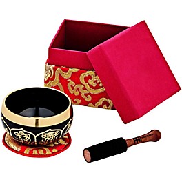 MEINL Sonic Energy Ornamental Series Singing Bowl - 9.5cm Black MEINL Sonic Energy Ornamental Series Singing Bowl - 9.5cm Red