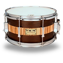 Pork Pie Exotic Rosewood Zebrawood Snare Drum 13 x 7 in. Pork Pie Exotic Rosewood Zebrawood Snare Drum 13 x 7 in.