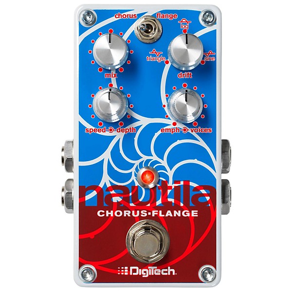 Open Box DigiTech Nautila Chorus / Flange Guitar Effects Pedal Level 1