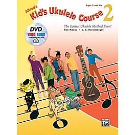 Alfred Alfred's Kid's Ukulele Course 2 Book DVD & Online Audio & Video