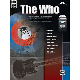 Alfred The Who Guitar Play-Along Guitar TAB Book & CD-ROM Songbook