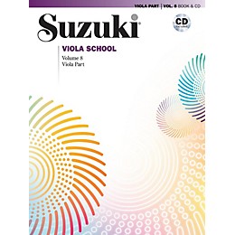 Alfred Suzuki Viola School Viola Part & CD - Volume 8 Book & CD