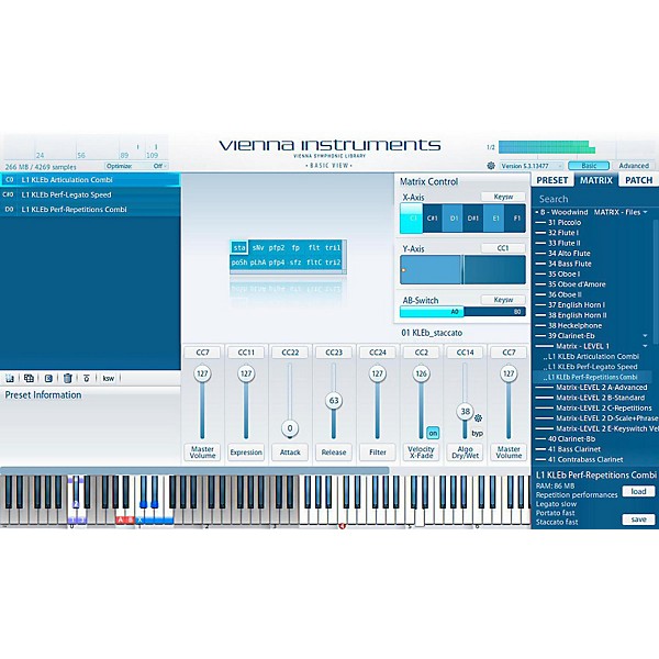 Vienna Symphonic Library Clarinet (Eb) Upgrade to Full Library Software Download