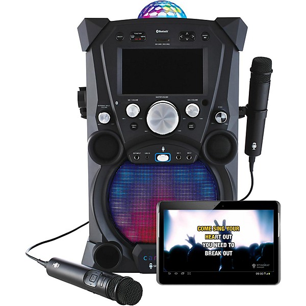 Open Box The Singing Machine Carnaval Portable Hi-Def Karaoke System Level 1